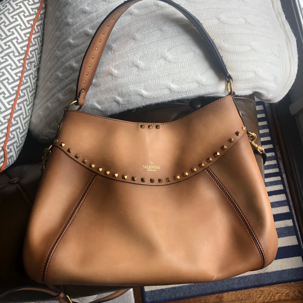 Valentino Twinkle Studded Leather Hobo - Picture 3 of 7
